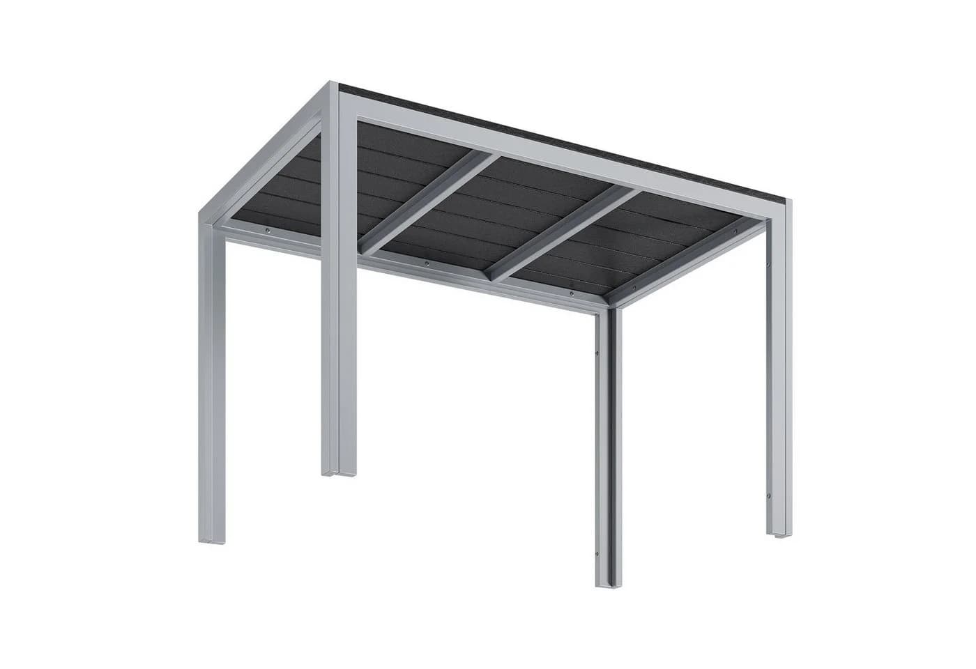TLGREEN Gartentisch 110x70cm WPC Balkontisch