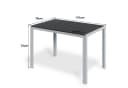 TLGREEN Gartentisch 110x70cm WPC Balkontisch Bild 4