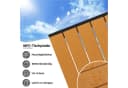 TLGREEN Gartentisch 110x70cm WPC Balkontisch Rechteckig Schwarz Bild 5