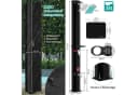 TLGREEN Gartendusche Solardusche Schwarz mit Regenduschkopf Bild 1