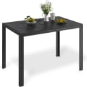 TLGREEN Gartentisch 110x70 cm Balkontisch Wetterfest Aluminium Rahmen WPC Tischplatte Bild 2