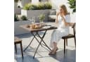 TLGREEN Gartentisch Klappbar Holzoptik 80x80x74cm Bild 1