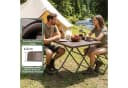 TLGREEN Gartentisch Klappbar Holzoptik 80x80x74cm Bild 5