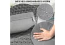 TLGREEN Balkonset Polyrattan Gartenbank 2er Set Grau mit Tisch Bild 5