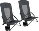 TLGREEN Klappstuhl Grau 150 kg Tragkraft mit Tragetasche Bild 2