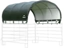 ShelterLogic Weidezelt Überdachung Grün Polyethylen Pferdestall 13,7m² Bild 2
