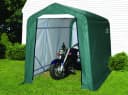 ShelterLogic Stahl Folien Zeltgarage Gerätehaus 3,24m² Grün 180x180x180 cm Bild 2