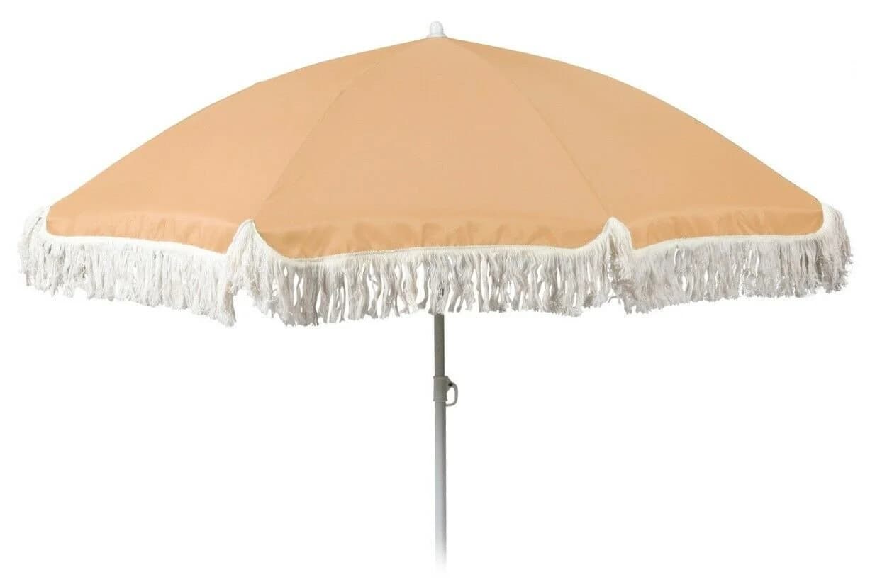 Meinposten Sonnenschirm 155 cm Gelb mit UV-Schutz