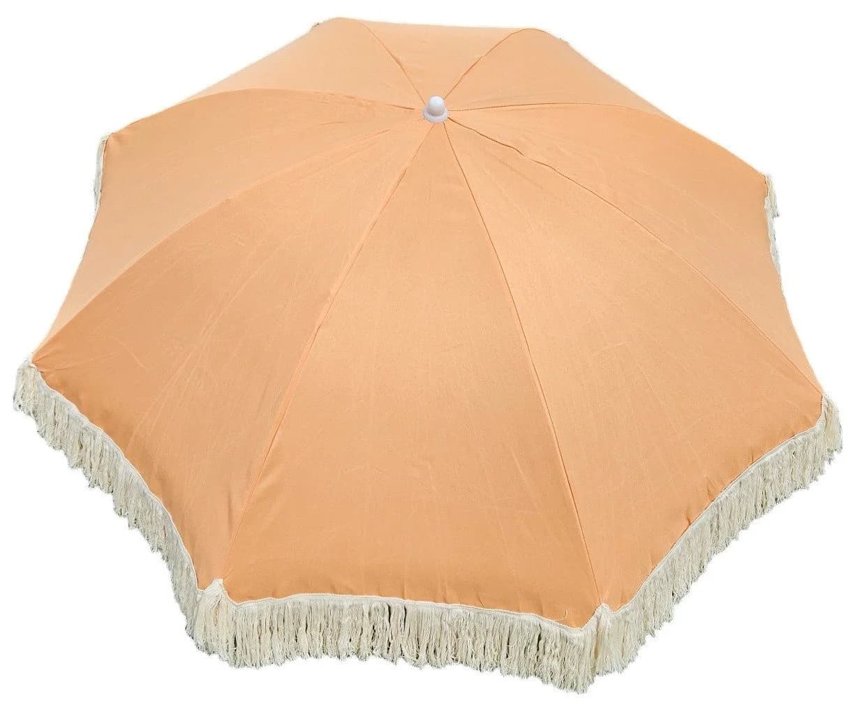 Meinposten Sonnenschirm Strandschirm UV-Schutz mit Fransen - Bild 4