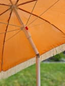 Meinposten Sonnenschirm Strandschirm UV-Schutz mit Fransen Bild 5