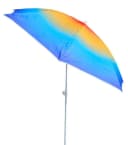 Meinposten Sonnenschirm blau gelb bunt UV 50+ 155 cm Bild 1