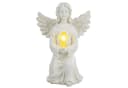 Meinposten LED Solar Engelfigur Weiß Garten- & Grabdekoration Bild 2