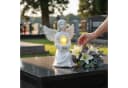 Meinposten LED Solar Engelfigur Weiß Garten- & Grabdekoration Bild 3