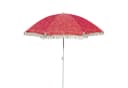Meinposten Sonnenschirm BOHO Rot mit Fransen und UV-Schutz Bild 2