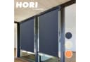 HORI Senkrechtmarkise Ausziehbar Sichtschutz Orange Bild 1