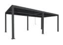 MCW Pergola Terassenvordach 6x3m Lamellendach Anthrazit Bild 1