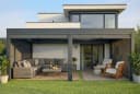 MCW Pergola Terassenvordach 6x3m Lamellendach Anthrazit Bild 2