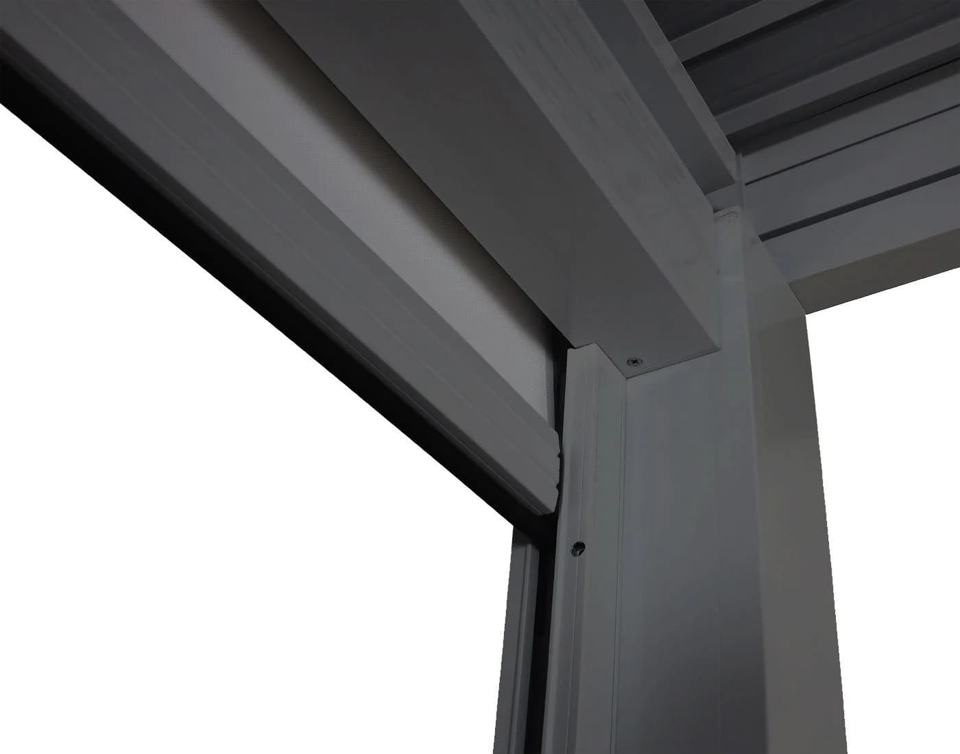 MCW Pergola Terassenvordach 6x3m Lamellendach Anthrazit - Bild 5