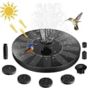 DESUO Gartenbrunnen 1,5W Solar Springbrunnen Teichpumpe mit 6 Fontänenstilen Bild 2