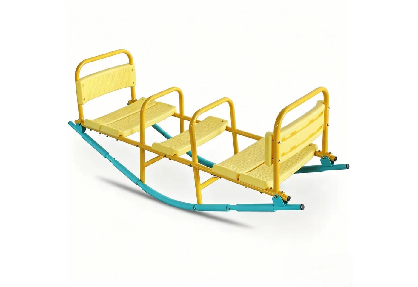 Rolipo 3-Sitzer Kinderwippe Outdoor mit Rückenlehne - Bild 2