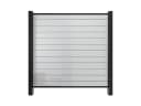 Outgarden Sichtschutzzaun PVC Cremeweiß 1,8m blickdicht Bild 3