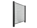 Outgarden Sichtschutzzaun PVC Cremeweiß 1,8m blickdicht Bild 4