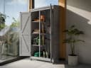 Outgarden Geräteschrank "Jeremy" Grau Lackiert Bild 1