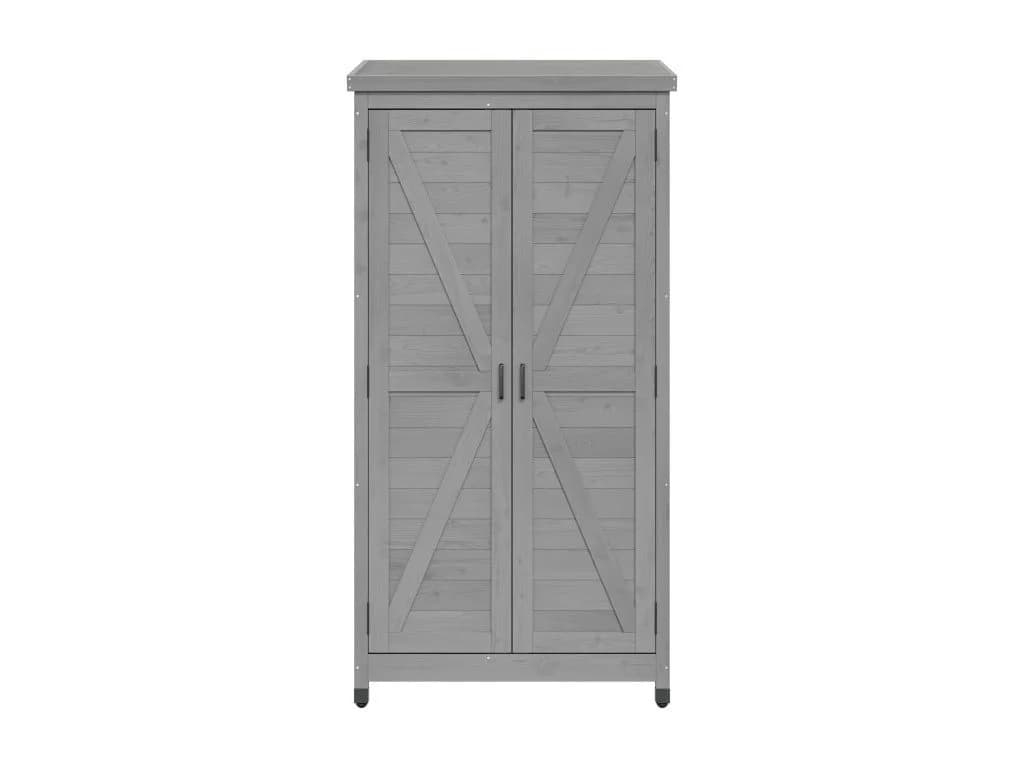 Outgarden Geräteschrank "Jeremy" Grau Lackiert - Bild 5