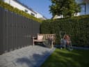 Outgarden WPC Sichtschutzzaun Anthrazit blickdicht DIY Bausatz Bild 1