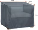 Hentex Gartenmöbel-Schutzhülle Grau Ripstop-Polyester Bild 1