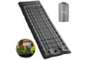 Elegear Isomatte 10cm dicke Campingmatte 200x65/140cm Aufblasbar Superleicht Grau Bild 2