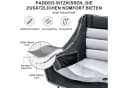 Meulbaty Doppel-Campingstuhl Grau/Schwarz 2-Personen-Loveseat Bild 5
