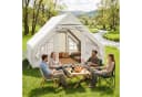 HawthyHome Faltpavillon 3x3m Weiß One-Touch System Bild 2