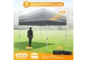 HawthyHome Faltpavillon Pop-Up Beige UV50+ Wasserdicht Bild 1