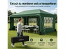 loefme Faltpavillon 3,9x3,9m Pop-Up mit Moskitonetz Bild 1