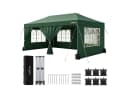 loefme Faltpavillon 3,9x3,9m Pop-Up mit Moskitonetz Bild 2