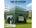 loefme Faltpavillon 3,9x3,9m Pop-Up mit Moskitonetz Bild 3