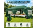 loefme Faltpavillon 3,9x3,9m Pop-Up mit Moskitonetz Bild 4