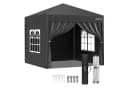 loefme Faltpavillon 2,5x2,5m Pop Up mit 4 Wänden Bild 2