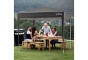 loefme Faltpavillon 2,5x2,5m Pop Up mit 4 Wänden Bild 5