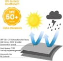 BlingBin Gartenmöbel-Schutzhülle Hollywoodschaukel 3 Sitzer Abdeckplane Wasserfest Winddicht UV Schutz Bild 5
