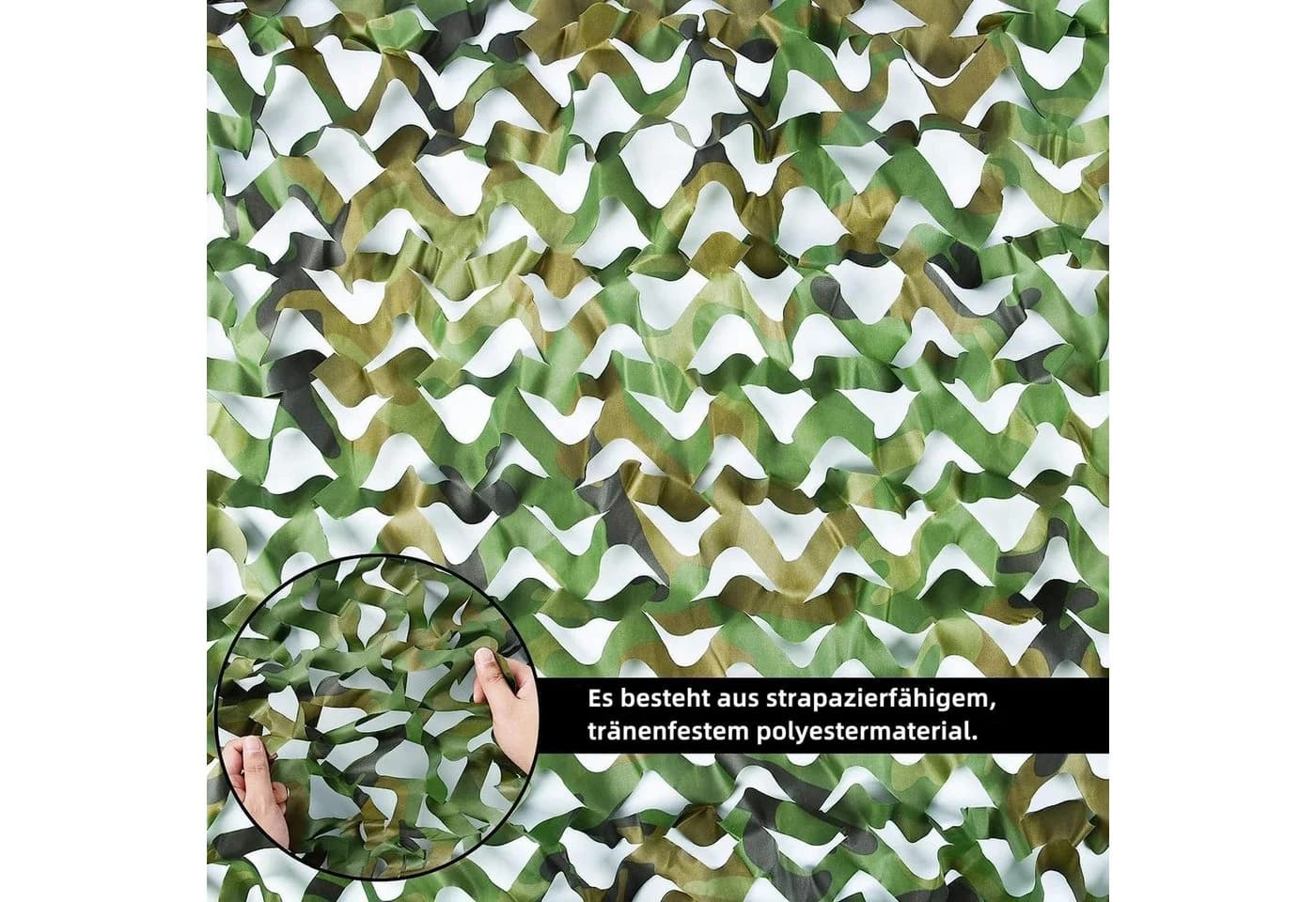 BlingBin Sonnensegel Tarnnetz Grün Dschungel Digital - Bild 5