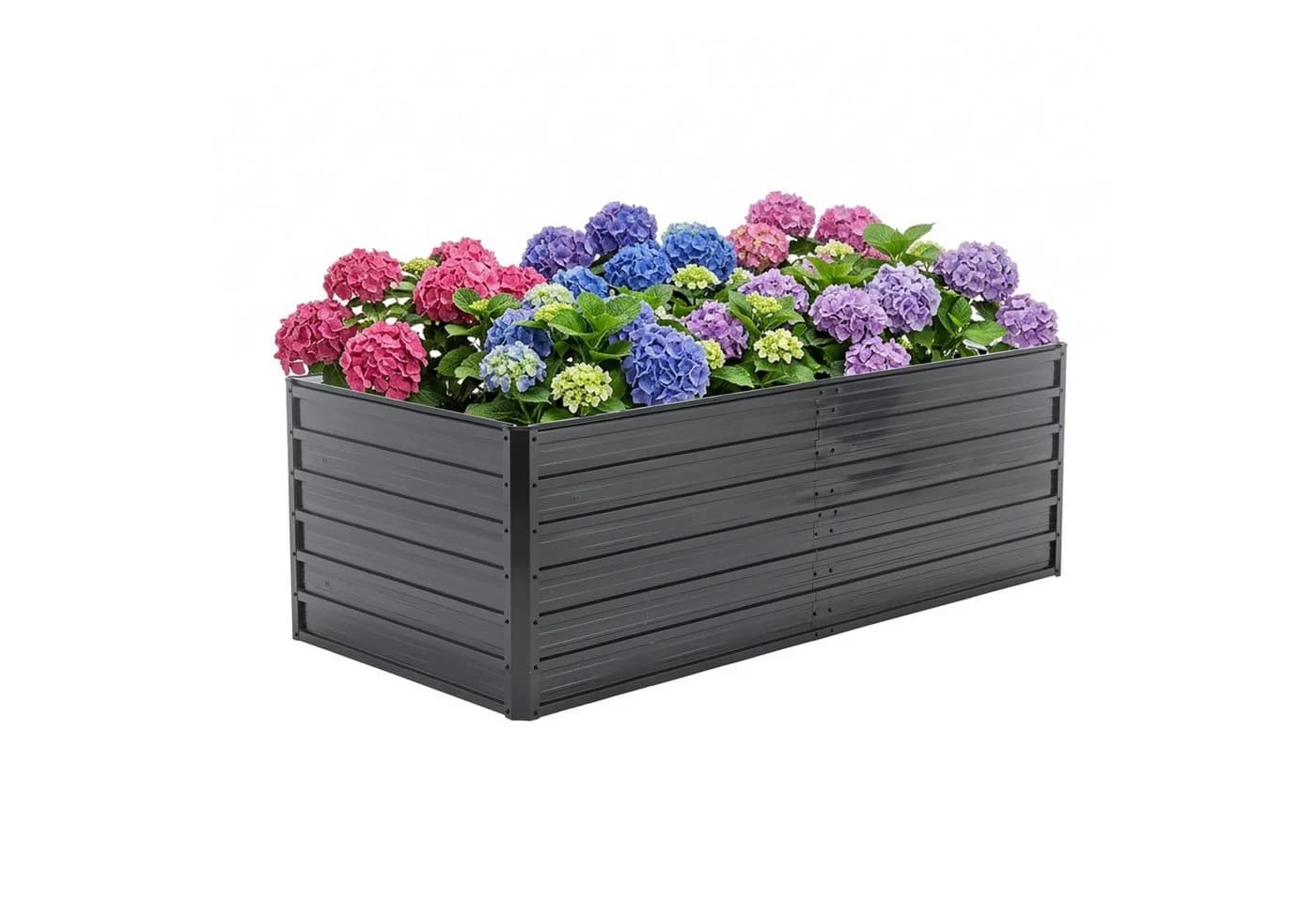 BlingBin Hochbeet aus Metall Rechteck 190x90x64cm Verzinkt - Bild 2