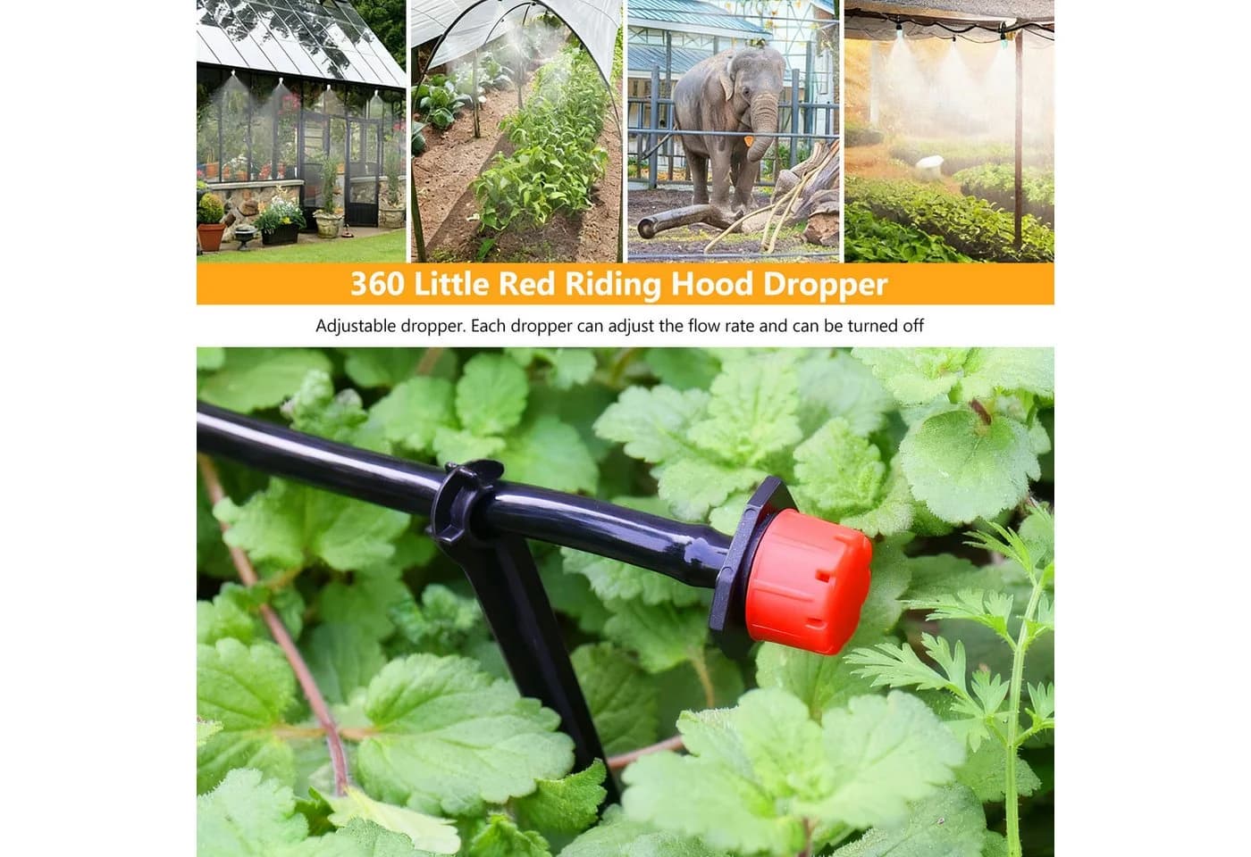BlingBin Bewässerungssystem 315-tlg. Garten Kit 75m Schläuche UV-beständig - Bild 3
