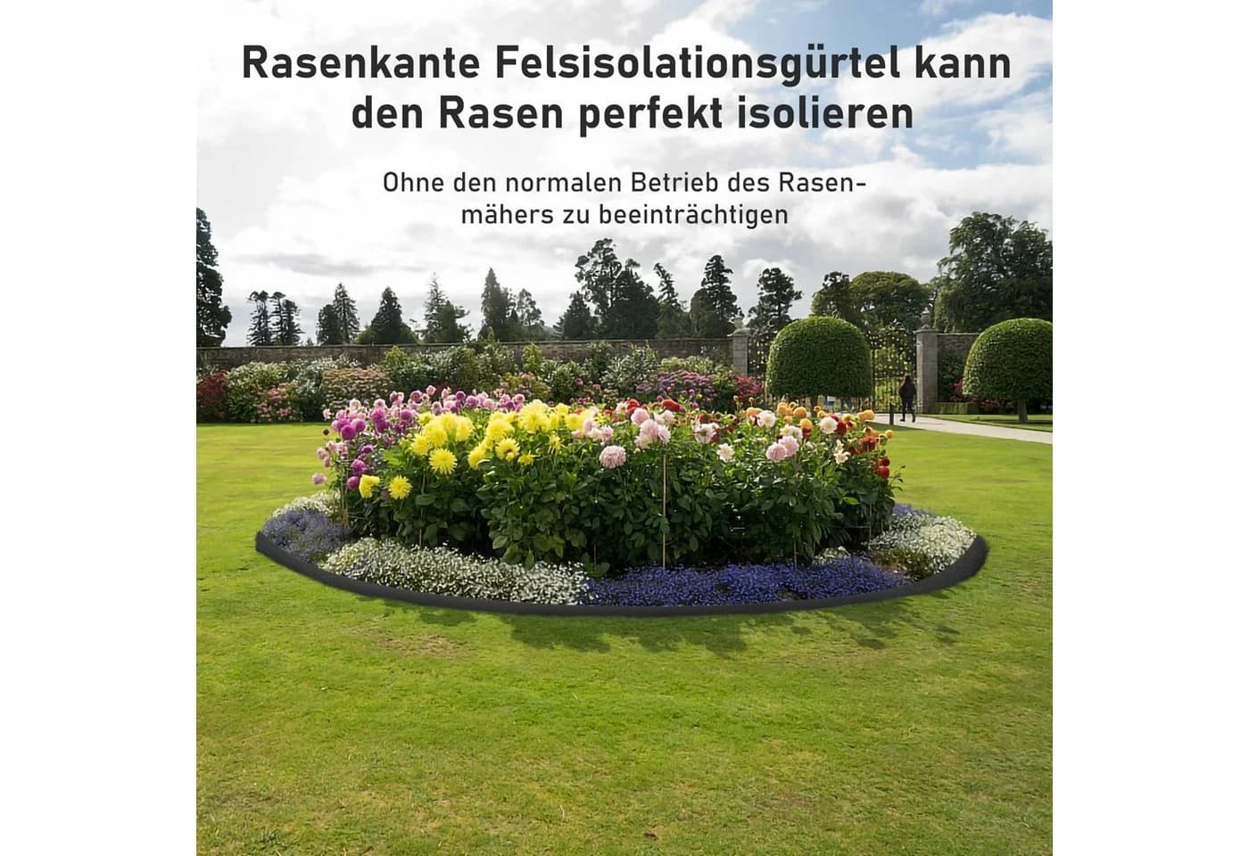 Clanmacy Rasenkante Flexibel Beeteinfassung Rasenborde Mähkante - Bild 5