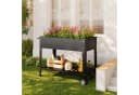 Bealife Hochbeet Pflanzkasten Blumenbeet 100 kg Schwarz Bild 2