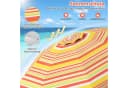 COSTWAY Sonnenschirm 200 cm UV50+ Orange Bild 1
