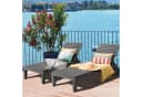 COSTWAY Gartenliege, wetterfest, 5-stufig verstellbar, 180kg, 190x57,5x29cm Bild 1