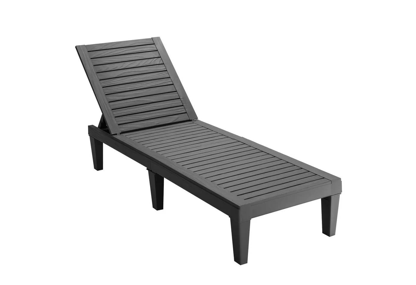 COSTWAY Gartenliege, wetterfest, 5-stufig verstellbar, 180kg, 190x57,5x29cm - Bild 2