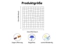 Youyijia Vogelschutznetz Schwarz 15x15m Nylon-Verbunddraht Bild 3
